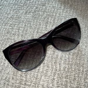 Tory Burch dark purple sunglasses